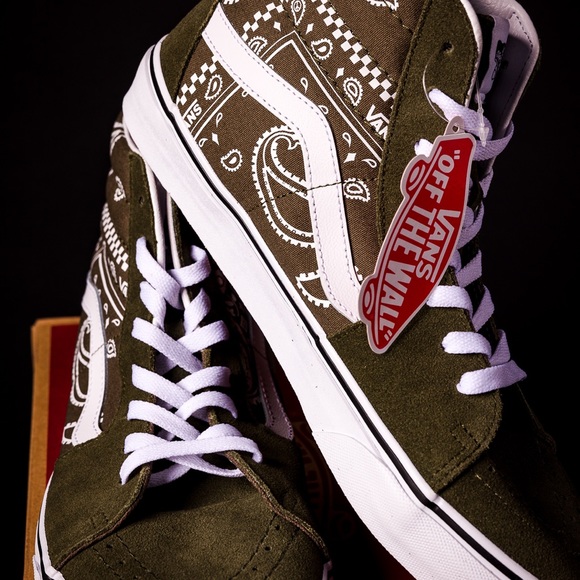 Vans Sk8-Hi Peace Paisley Grape Leaf - Picture 2 of 5